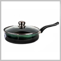 Platinum teflon nyeles szeletsütő + üvegfedő 26 cm 3,25 liter - zöld 5991554601414