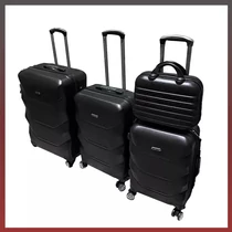 Leziter TraveLux Max bőrönd 4 részes szett fekete LTRMBS-BL