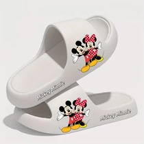 DISNEY Mickey &amp; Minnie Egér EVA papucsok – fehér - KM1675166-2