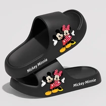 DISNEY Mickey &amp; Minnie Egér EVA papucsok – fekete - KM1675166