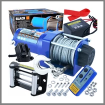Black 12V elektromos csörlő 1136kg/2500lbs, 14555 