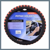 Puha kormányvédő huzat – piros, 37–39 cm 06414
