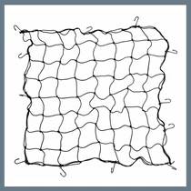 Rugalmas csomagrögzítő háló – 100 × 100 cm 02225