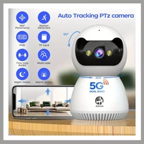 JOOAN 5G WiFi Okos Forgatható IP Kamera – Éjjellátóval, Mozgáskövetéssel és Kétirányú Hanggal KE280262