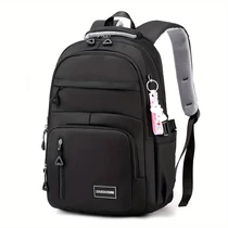Női Nagy Kapacitású Hátizsák Laptoptartóval - FEKETE JB365521-F