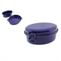 Zománcozott Ovális Tál+Tető 38cm 7.5 Literes 5999036099827