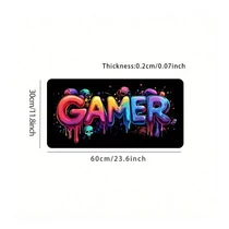 "GAMER" Mintás Gamer Egérpad – 60 × 30 cm FM2316318