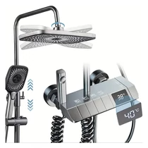 Prémium Zuhanykészlet termosztatikus csappal és LED digitális kijelzővel – CG2703432