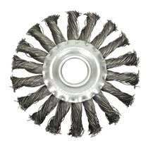 Körkefe 115 mm, sodrott drót TO-06982