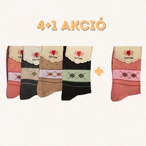  4+1 Női pamut zokni szett 35-38  –709916-4