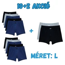 10+2 Férfi boxer L  z005-7