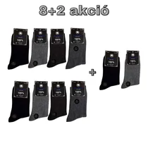 8+2 pár Férfi öltöny zokni  39-42 MP1002-5