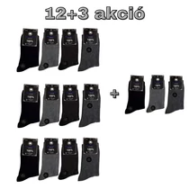 12+3 pár Férfi öltöny zokni  39-42 MP1002-7