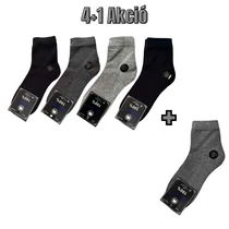 4+1 Férfi pamut zokni 43-46 MP3002-4
