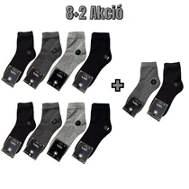 8+2 Férfi pamut zokni 39–42 MP3002-5