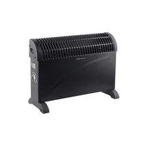 Konvektor fűtőtest – 2000 W, fekete 014011