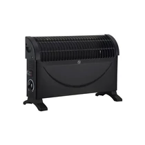Konvektor fűtőtest – 1500 W, fekete 014013