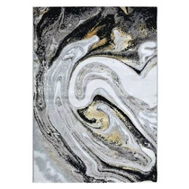 Toscana Luxus Szőnyeg 163 Fekete-Arany 160x220cm