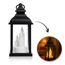 Dekoratív LED lámpás gyertyával – 10 × 22 cm LAMP52CZ
