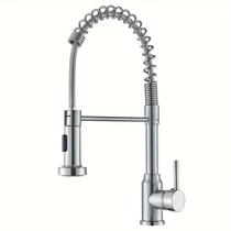 Modern csiszolt nikkel konyhai csaptelep AP306812-CSN