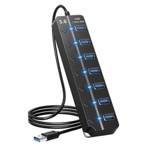 7 Portos USB 3.0 Hub holm20041