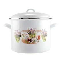 Perfect Home Levendula Zománcozott fazék 20 cm+fedő 13471