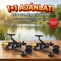 FLINKE univerzális nyeletőfékes orsó 1+1 AJÁNLAT FK-OR6000-2