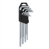 9 darabos Xinlong Torx Kulcs Készlet – Chrome-Vanadium Acél XT9