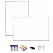 Kétoldalú mágneses fehértábla 100x150 cm holm0813