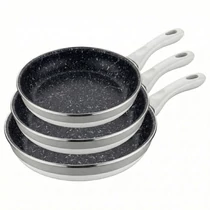 Bachmayer Home 3 Részes Márványbevonatos Serpenyő Szett (Ø20/24/28 cm) BM-77037