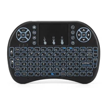 Mini vezeték nélküli billentyűzet touchpaddal háttérvilágítással MWK1