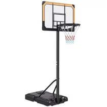 SPORTNOW Hordozható Kosárlabda Állvány – Állítható Magassággal (235-264 cm) 1XK833638