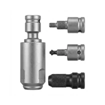 Hitman 4 Részes Fúrótokmány Adapter Készlet – Univerzális Befogás (SDS, Hex, 1/2", 3/8") HT-2643
