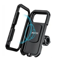 iMESTOU IP67 Vízálló Motoros Telefontartó (L-es Méret) – Vezeték Nélküli és USB-C Töltéssel holm20156