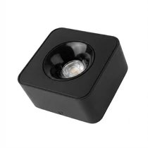 Modern Kocka LED Mennyezeti Lámpa - 1-es Spot (Fekete) LEDS-04