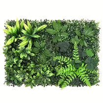 Természetes hatású műnövényfal panel 60x40cm BJ3675517