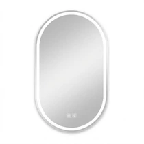 Intelligens Ovális LED Fürdőszobai Tükör – Modern elegancia és funkcionális design TE3970138