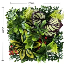 Élethű műnövény falpanel 25x25cm TW6379119-5