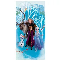 Disney Jégvarázs Blue fürdőlepedő, strand törölköző 70x140cm JFK022924