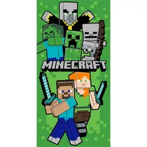 Minecraft Karakteres Strandtörölköző és Fürdőlepedő JFK039656