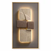 Modern absztrakt geometrikus vászon falikép 80 × 160 cm 5VM665279V