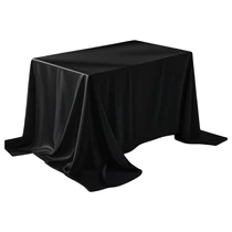 Szatén asztalterítő 305 × 153 cm - Fekete NM5392196-7
