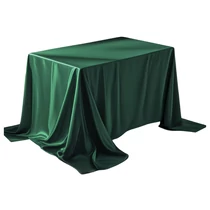 Szatén asztalterítő 305 × 153 cm - Zöld NM5392196