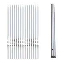 50 db Rozsdamentes acél BBQ nyárs, tárolócsővel UQ501934-2