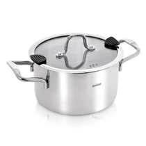 Orion VENICE Rozsdamentes Acél Fazék Üvegfedővel (24 cm, 6,2 L) 113375