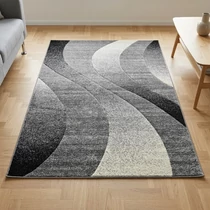 Carnaval collection szőnyeg 200 x 290 cm - Szürke hullámok 04802A