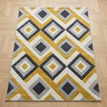Franco collection szőnyeg 200 x 290 cm - Sárga, fehér, szürke 0B2404-2