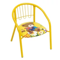 Macis fémvázas gyermekszék - sárga MGK-01S