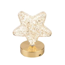LED kristály hatású csillag asztali lámpa PC-8207