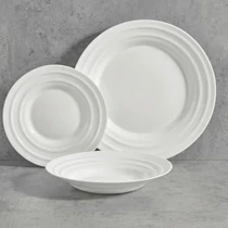 Vivalto opál hullám mintás étkészlet 18 részes – elegáns, modern, tartós 10292